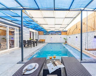 Kaş Çavdır'da Balayı Çiftlerine Uygun, Özel Havuzlu, 1+1 Villa - 3