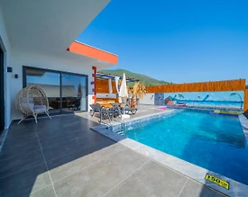 Kaş Çavdır'da Balayı Çiftlerine Uygun, Özel Havuzlu, Lüks Villa - 2