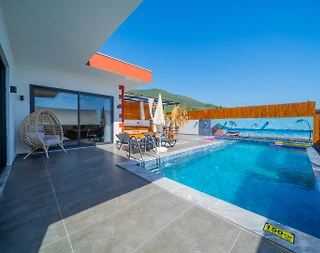 Kaş Çavdır'da Balayı Çiftlerine Uygun, Özel Havuzlu, Lüks Villa - 2