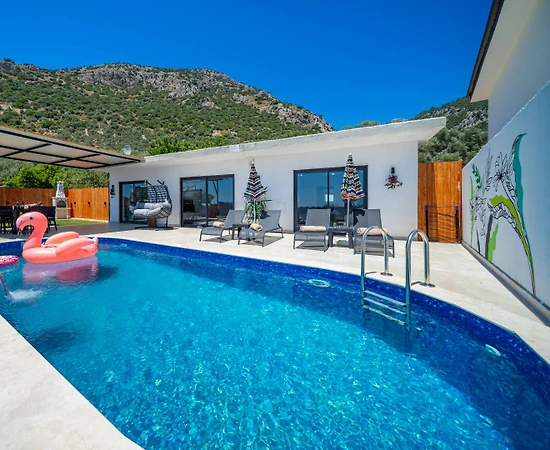 Kaş Çavdır'da Çekirdek Ailelere Uygun, Özel Havuzlu, 4 Kişilik Villa - 1