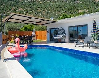 Kaş Çavdır'da Çekirdek Ailelere Uygun, Özel Havuzlu, 4 Kişilik Villa - 2