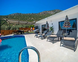 Kaş Çavdır'da Çekirdek Ailelere Uygun, Özel Havuzlu, 4 Kişilik Villa - 3