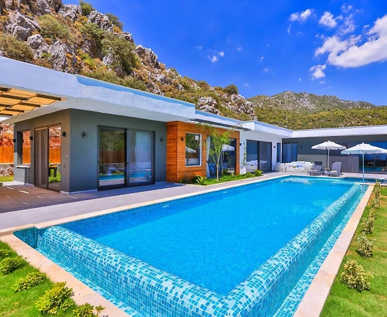 Kaş Çavdır'da Çekirdek Ailelere Uygun, Özel Havuzlu, Lüks Villa - 1