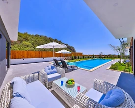 Kaş Çavdır'da Çekirdek Ailelere Uygun, Özel Havuzlu, Lüks Villa - 3