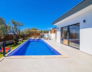 Kaş Çavdır'da Çocuk Oyun Alanlı, Özel Havuzlu, Korunaklı Villa - 5