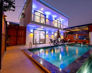 Kaş Çavdır'da Doğa İçerisinde, Özel Havuzlu, 4 Kişilik Villa - 2