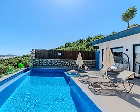 Kaş Çavdır'da Doğa İçerisinde, Özel Havuzlu, 5 Kişilik Lüks Villa - 3