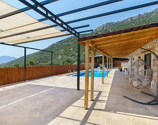 Kaş Çavdır'da Doğa İle İç İçe, Özel Havuzlu, Balayı Villası - 4