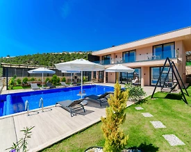 Kaş Çavdır'da Doğa İle İç İçe, Özel Havuzlu, Geniş Villa - 2