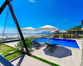 Kaş Çavdır'da Doğa İle İç İçe, Özel Havuzlu, Geniş Villa - 3