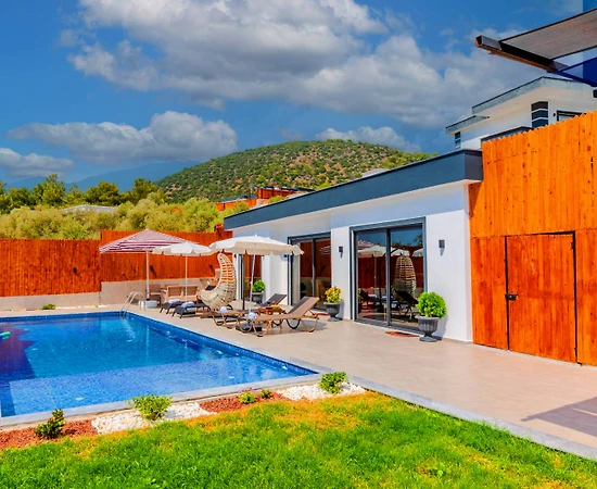 Kaş Çavdır'da Enfes Doğada, Özel Havuzlu, Balayı Villası - 1