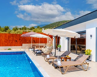 Kaş Çavdır'da Enfes Doğada, Özel Havuzlu, Balayı Villası - 4