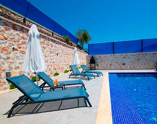 Kaş Çavdır'da Geniş Ailelere Uygun, Özel Havuzlu, Kiralık Villa - 4