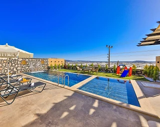 Kaş Çavdır'da Gözlerden Uzak Konumda, Özel Havuzlu, Taş Villa - 4