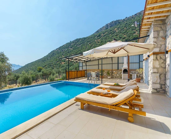 Kaş Çavdır'da Huzurlu Doğada, Özel Havuzlu, 2+1 Villa - 1