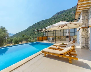 Kaş Çavdır'da Huzurlu Doğada, Özel Havuzlu, 2+1 Villa - 1