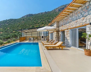 Kaş Çavdır'da Huzurlu Doğada, Özel Havuzlu, 2+1 Villa - 2