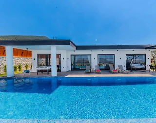 Kaş Çavdır'da Muhteşem Doğa Manzaralı, Özel Havuzlu, Jakuzili, 3+1 Villa - 2