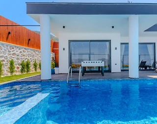 Kaş Çavdır'da Muhteşem Doğa Manzaralı, Özel Havuzlu, Jakuzili, 3+1 Villa - 3