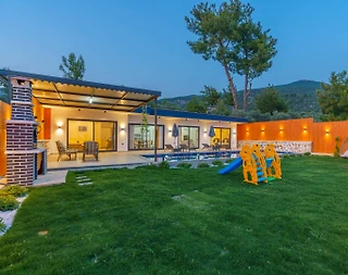 Kaş Çavdır'da Muhteşem Doğada, Özel Havuzlu, Lüks Villa - 4