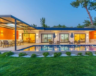 Kaş Çavdır'da Muhteşem Doğada, Özel Havuzlu, Lüks Villa - 5