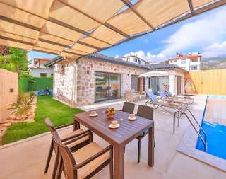 Kaş Çavdır'da Otantik Tasarımlı, Özel Havuzlu, Muhafazakar Villa - 2