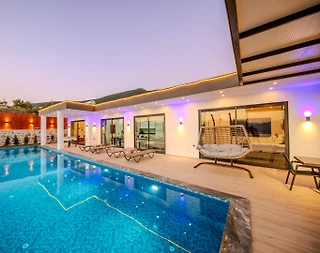 Kaş Çavdır'da Panoramik Doğa Manzaralı, Özel Havuzlu, Jakuzili, Lüks Villa - 1