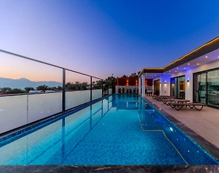 Kaş Çavdır'da Panoramik Doğa Manzaralı, Özel Havuzlu, Jakuzili, Lüks Villa - 2