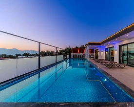 Kaş Çavdır'da Panoramik Doğa Manzaralı, Özel Havuzlu, Jakuzili, Lüks Villa - 2