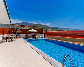 Kaş Çavdır'da Sakin Konumda, Özel Havuzlu, 1+1 Villa - 3