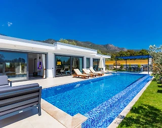 Kaş Çavdır'da Sakin Konumda, Özel Havuzlu, 5 Kişilik Villa - 3