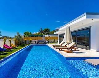 Kaş Çavdır'da Sakin Konumda, Özel Havuzlu, 5 Kişilik Villa - 5