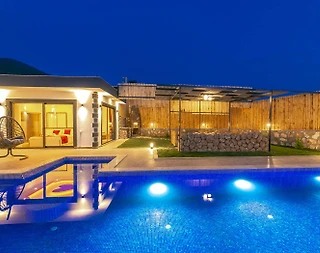 Kaş Çavdır'da Yeşillikler İçerisinde, Özel Havuzlu, Konforlu Villa - 4