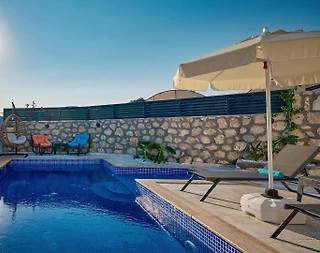 Kaş Çayköy'de Balayı Çiftlerine Uygun, Özel Havuzlu, Kiralık Villa - 4