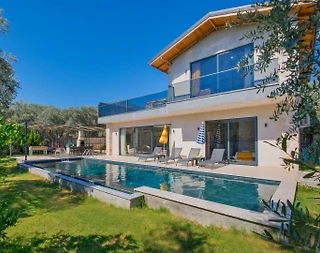 Kaş Çayköy'de Balayı Çiftlerine Uygun, Özel Havuzlu, Modern Villa - 1