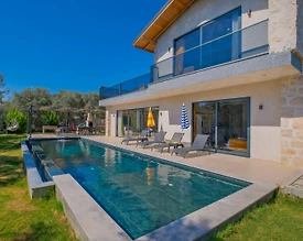 Kaş Çayköy'de Balayı Çiftlerine Uygun, Özel Havuzlu, Modern Villa - 2