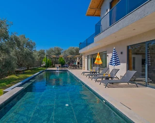 Kaş Çayköy'de Balayı Çiftlerine Uygun, Özel Havuzlu, Modern Villa - 3
