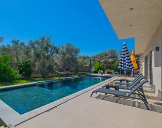 Kaş Çayköy'de Balayı Çiftlerine Uygun, Özel Havuzlu, Modern Villa - 4
