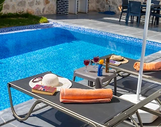 Kaş Çayköy'de Balayı Çiftlerine Uygun, Özel Havuzlu, Kiralık Villa - 5