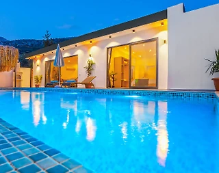 Kaş Çayköy'de Benzersiz Doğada, Özel Havuzlu, Jakuzili, Tatil Villası - 4