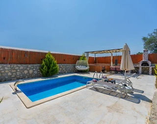 Kaş Çayköy'de Benzersiz Doğada, Özel Havuzlu, Jakuzili Bungalov - 3