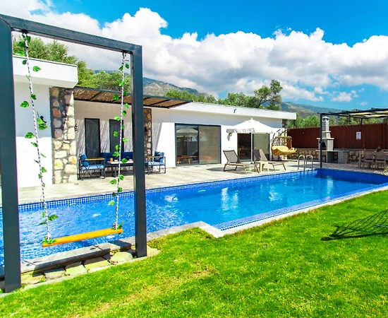 Kaş Çayköy'de Doğa İçerisinde, Özel Havuzlu, Bahçeli Villa - 1