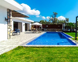 Kaş Çayköy'de Doğa İçerisinde, Özel Havuzlu, Bahçeli Villa - 2