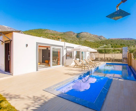 Kaş Çayköy'de Doğa İle İç İçe, Özel Havuzlu, 4 Kişilik Villa - 1