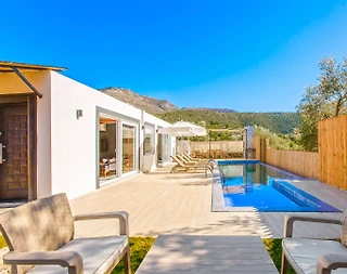 Kaş Çayköy'de Doğa İle İç İçe, Özel Havuzlu, 4 Kişilik Villa - 4