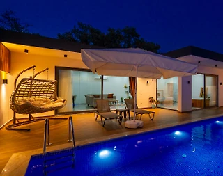 Kaş Çayköy'de Doğanın Kalbinde, Özel Havuzlu, Balayı Villası - 3