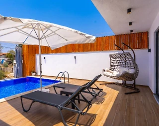 Kaş Çayköy'de Doğanın Kalbinde, Özel Havuzlu, Balayı Villası - 2