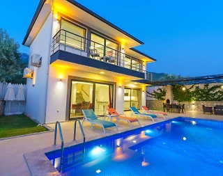 Kaş Çayköy'de Enfes Doğada, Özel Havuzlu, Tatil Villası - 1