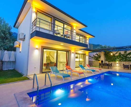 Kaş Çayköy'de Enfes Doğada, Özel Havuzlu, Tatil Villası - 1
