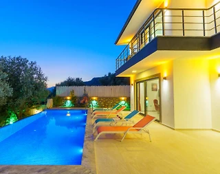 Kaş Çayköy'de Enfes Doğada, Özel Havuzlu, Tatil Villası - 5